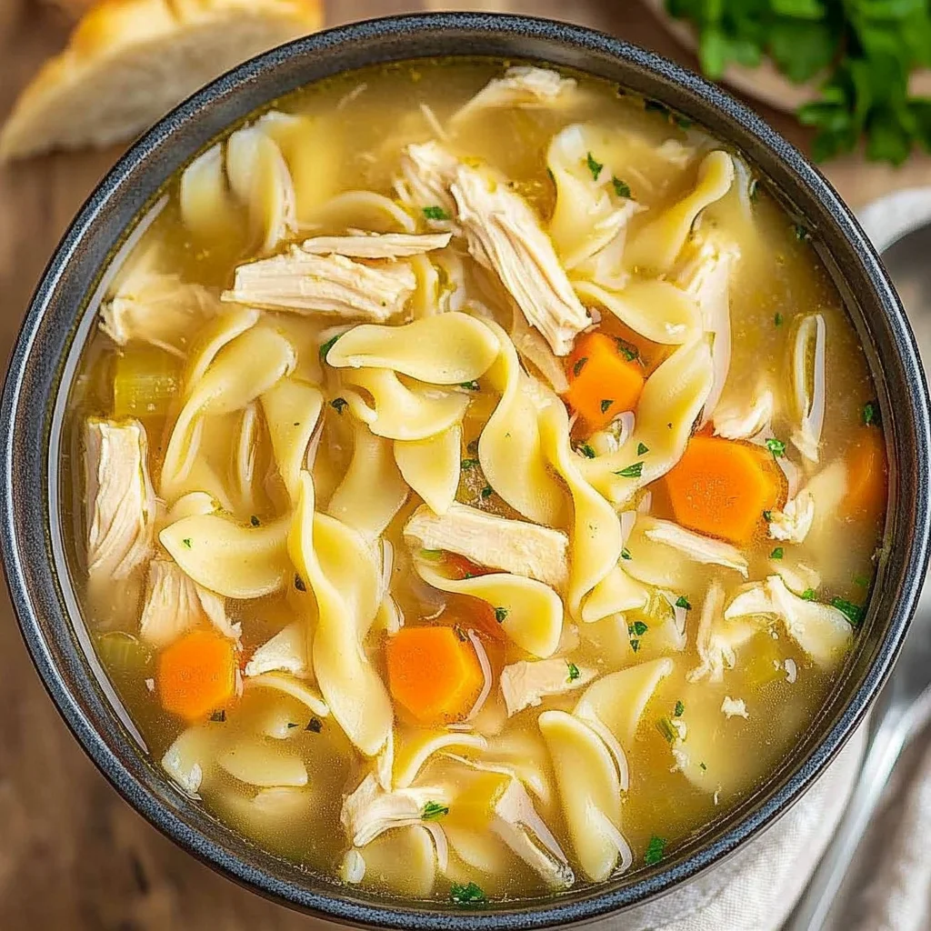 CopyCat Panera Bread Chicken Noodle Soup Recipe: Cozy Com…