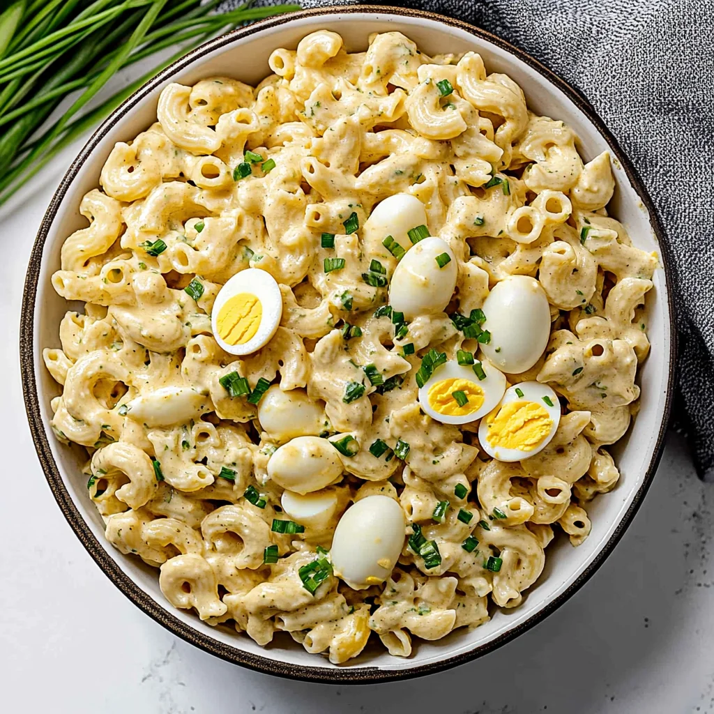 Deviled Egg Pasta Salad: Creamy and Oh-So-Satisfying
