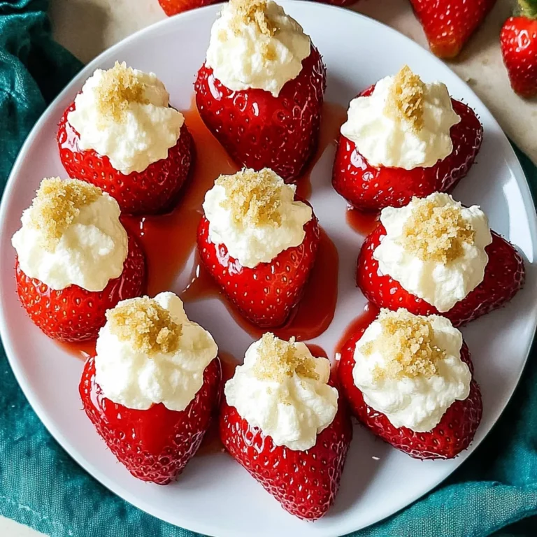 Deviled Strawberries: Indulgent Cheesecake Filling Bliss