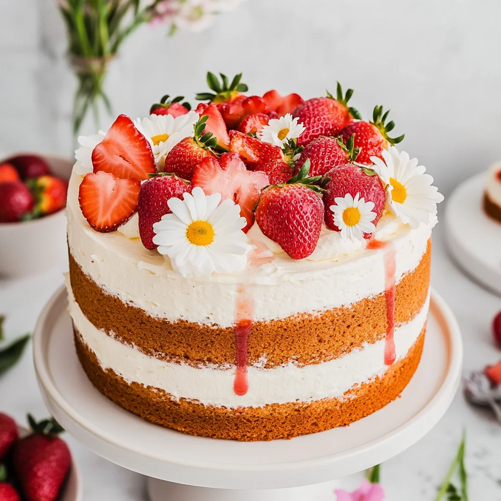 Fluffy and Moist Strawberry Cream Cake: A Celebration Del…