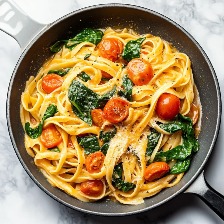 Fresh Spinach and Tomato Pasta: A Light Delight