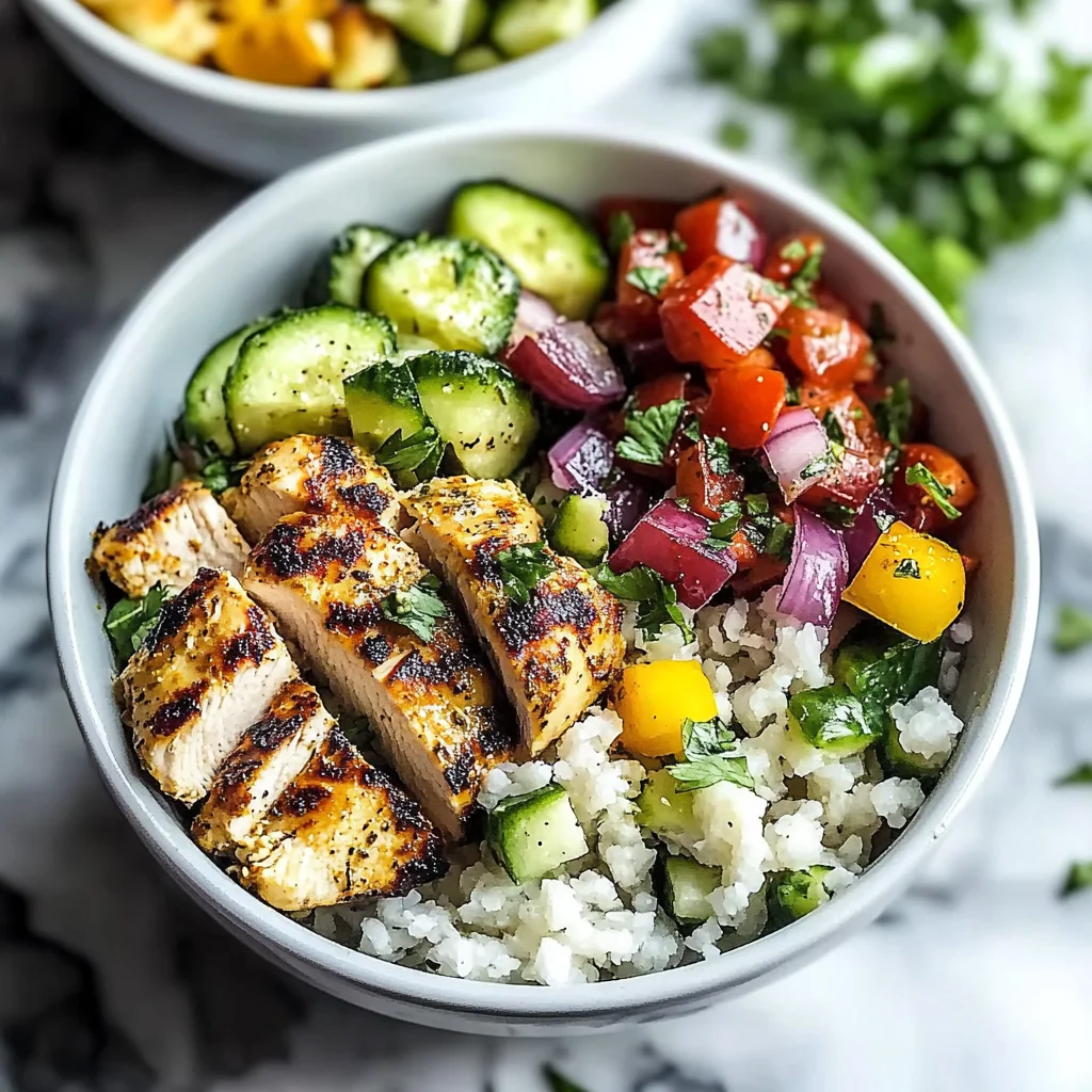 Healthy Greek Chicken Bowls: Flavorful Weeknight Delight