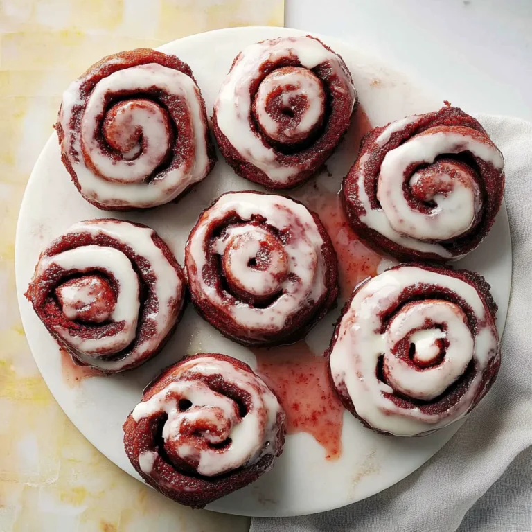Heavenly Red Velvet Cinnamon Rolls: Irresistibly Decadent
