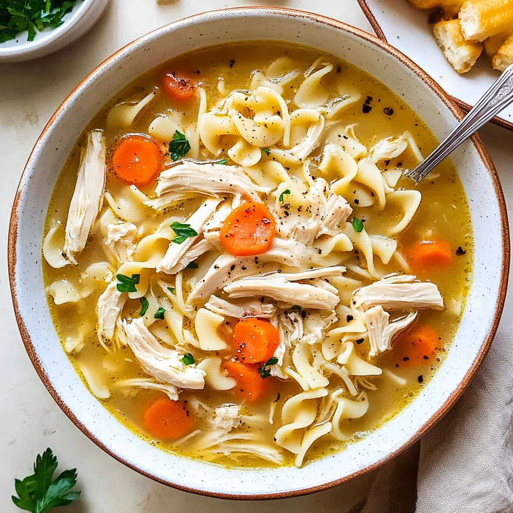 Homemade Chicken Noodle Soup Recipe: Cozy Comfort in a Bowl