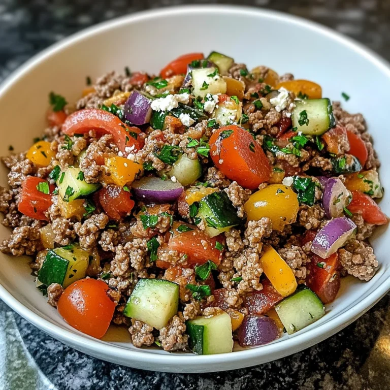 Mediterranean Ground Beef Stir-Fry: Quick and Flavorful