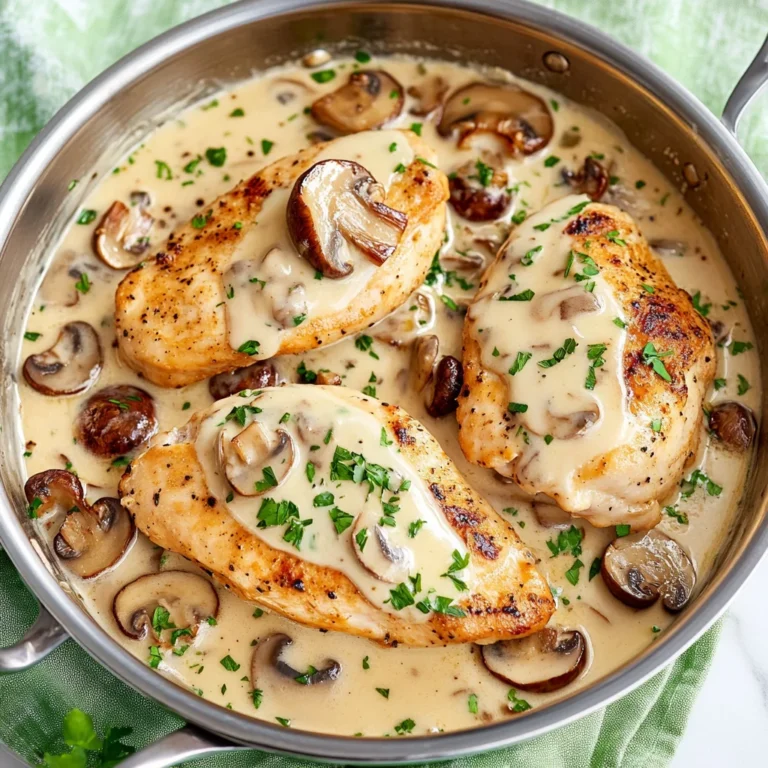 Mushroom Asiago Chicken: Creamy Comfort in Every Bite