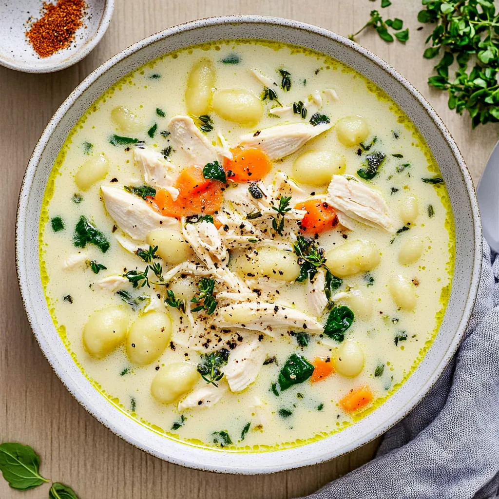 Olive Garden Chicken Gnocchi Soup: Cozy and Creamy Delight