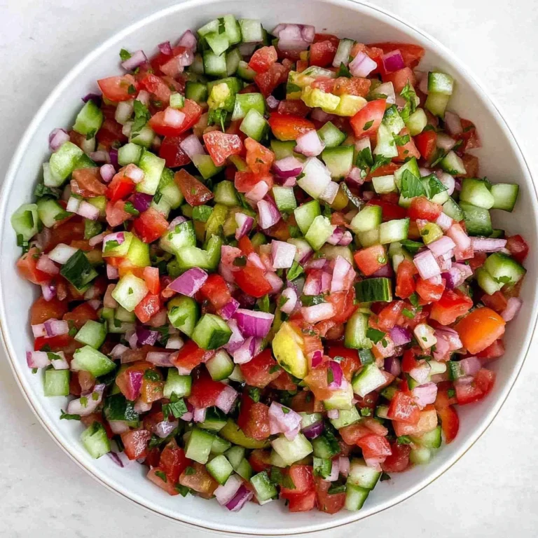 Persian Shirazi Salad: Bright and Zesty Delight