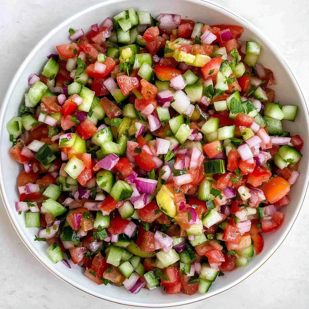 Persian Shirazi Salad: Bright and Zesty Delight