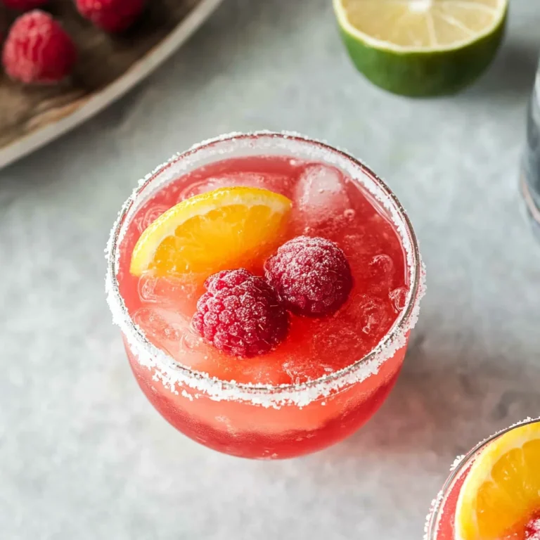 Raspberry Margarita: Refreshingly Fruity Bliss
