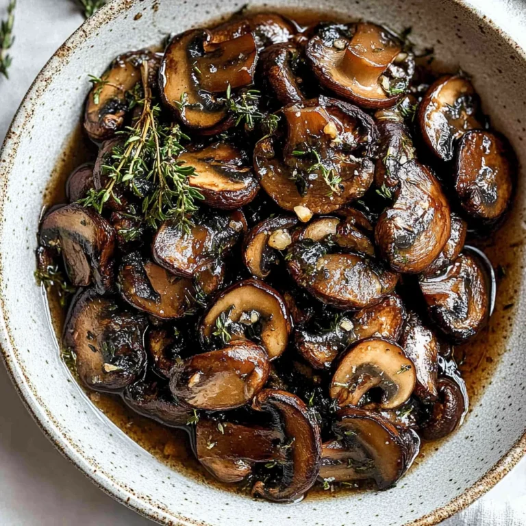 Roasted Mushrooms with Garlic & Thyme: Pure Umami Bliss