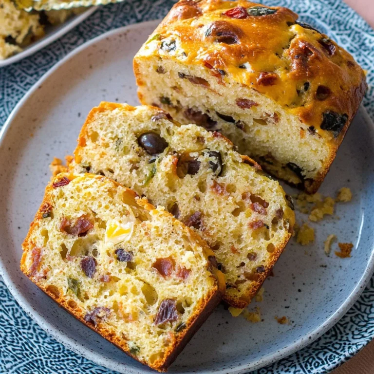 Savory Quick Bread With Cheese And Olives: Comforting Del…