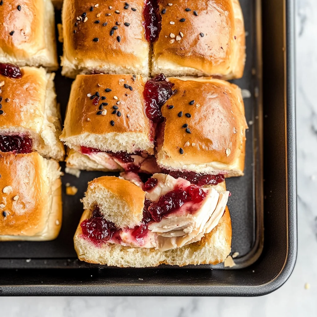 Turkey Cranberry Sliders: Cozy Flavorful Delights