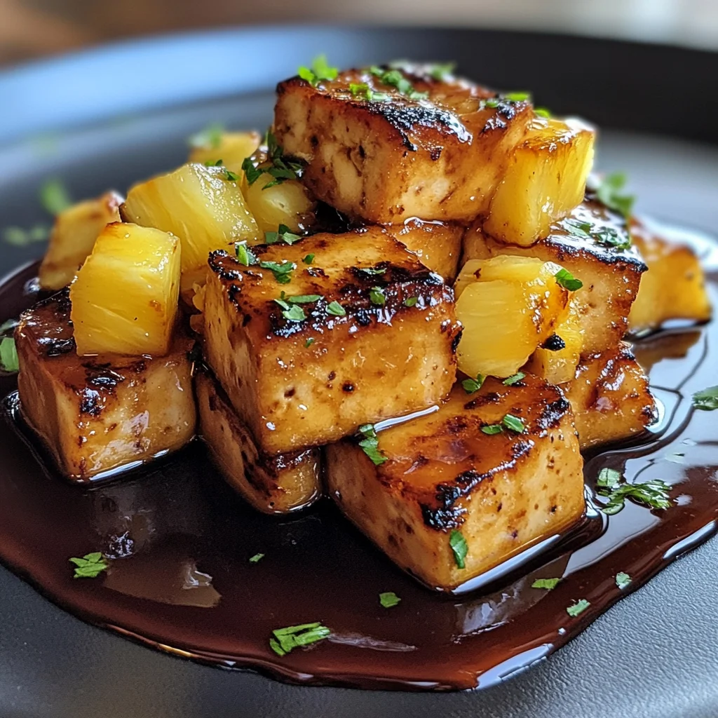 Vegan Pineapple Tofu: Crispy and Sweet Delight